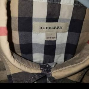 Burberry shirt boys